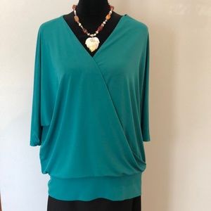 Banana Republic Factory wrap top, L